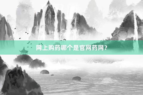 网上购药哪个是官网药网？